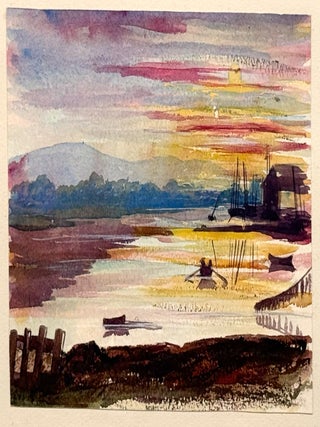 2869 Rowboat on a lake. Ellen Brooker Beale
