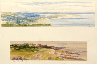 2872 Two views, Near Seaview, Isle of Wight. Ellen Brooker Beale