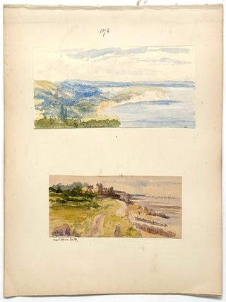 Two views, Near Seaview, Isle of Wight