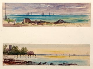 2874 Two views, Near Seaview, Isle of Wight. Ellen Brooker Beale