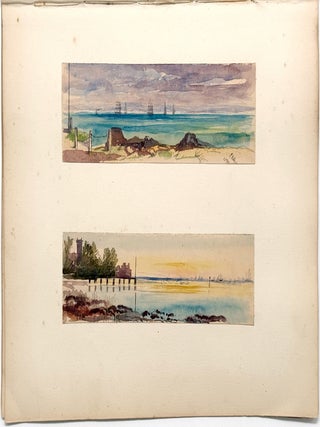 Two views, Near Seaview, Isle of Wight