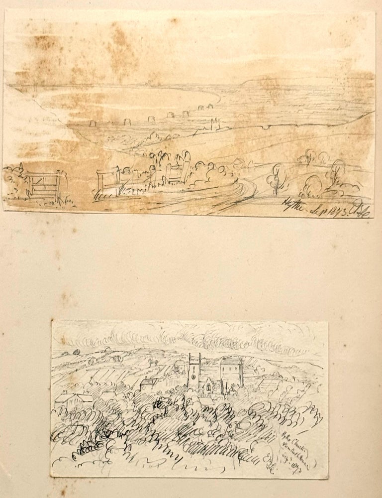 2927 Two views of Hythe. Ellen Brooker Beale.