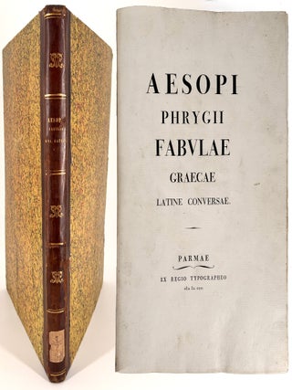 2962 Aesopi Phrygii Fabulae graecae latine conversae (Aesop the Phrygian / Greek Fables...