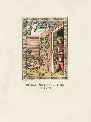 FABLES OF AESOP Printed from the Veronese Edition of MCCCCLXXIX in Latin Verses and the Italian Version by Accio Zucco. - (And:) The First Three Books of Caxton's Aesop Containing the Fables Illustrated in the Verona Aesopus of MCCCCLXXIX.