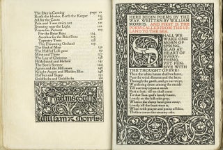 314 Poems by the Way. KELMSCOTT PRESS / William Morris