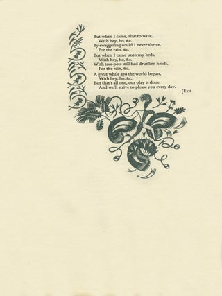 Twelfth Night, or What You Will; With engravings by Eric Ravilious
