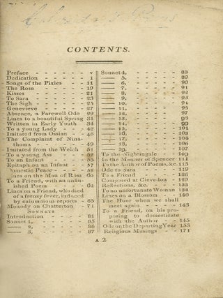 Poems, THIRD EDITION