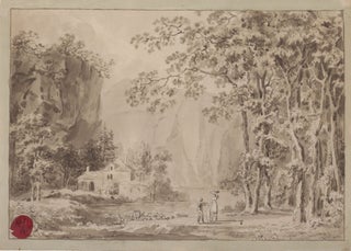 331 Lake landscape. early 19th century Swiss School