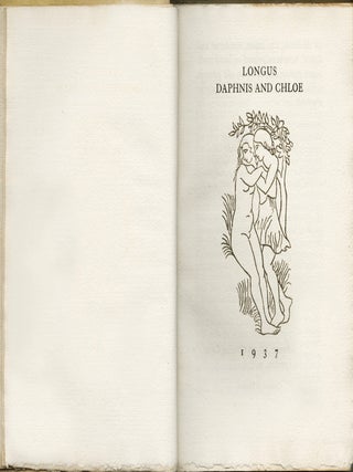 Daphnis and Chloe; A Most Sweet, and Pleasant Pastoral Romance for Young Ladies, translated out of the Greek of Longus by Geo. Thornley