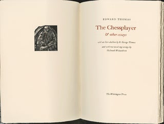 361 The Chessplayer & Other Essays; with an introduction by R. George Thomas and with two...
