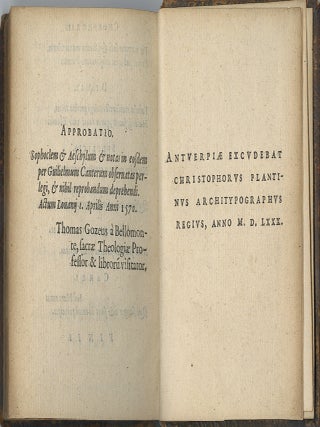 Aeschyli Tragoediae VII. In quibus praeter infinita menda sublata, carminum omnium ratio hactenus ignorata, nunc primum proditur; opera Gulielmi Canteri ultralectini