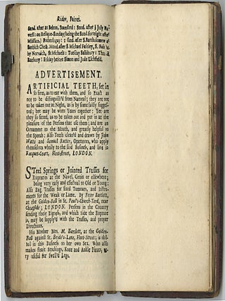 Rider's (1726) British Merlin; Adorned with many delightful Varieties and Useful Verities, for the Year of our Lord God, 1726