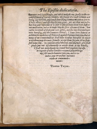 Phisicke against Fortune, as well prosperous, as adverse, contained in two Bookes [History of Gain and Fortune]
