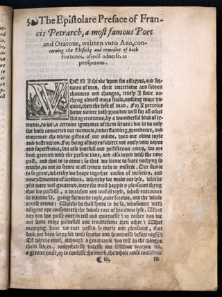 Phisicke against Fortune, as well prosperous, as adverse, contained in two Bookes [History of Gain and Fortune]