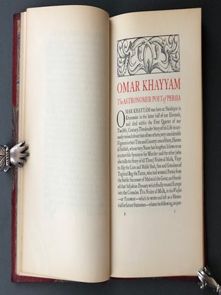 Rubáiyát of Omar Khayyám, The Astronomer-Poet of Persia. Rendered into English Verse