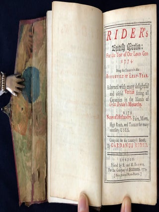 Rider's British Merlin 1774 + The Court and City Register