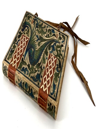 Painted binding – Her Anthology, manuscript poetry.