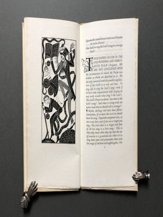 437 The Lord's Song: A Sermon by Eric Gill. Eric GOLDEN COCKEREL PRESS / Gill