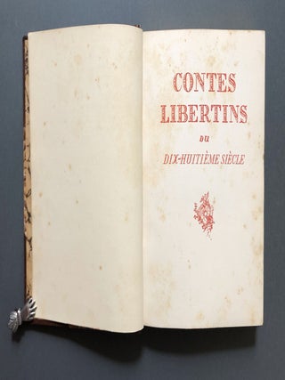 Contes Libertins du Dix-Huitième Siècle; Trente-deux illustrations en couleurs de A. Calbet