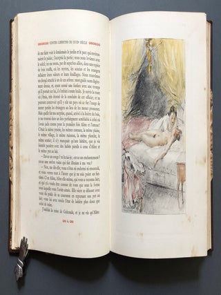 Contes Libertins du Dix-Huitième Siècle; Trente-deux illustrations en couleurs de A. Calbet
