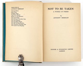 Not to Be Taken