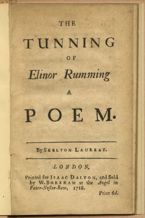 The Tunning of Elinor Rumming, a Poem