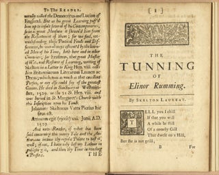 The Tunning of Elinor Rumming, a Poem