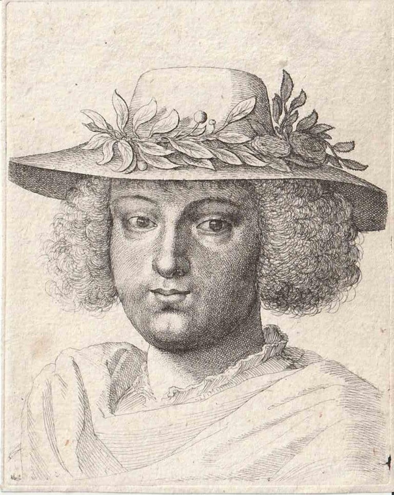 503 Study of a Head. Wenceslaus Hollar, after Jan Van Bylert (Biler.