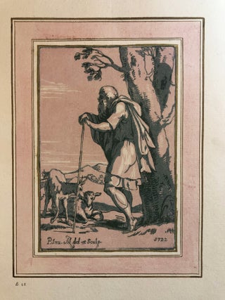 Elderly Shepherd Leaning on a Staff.