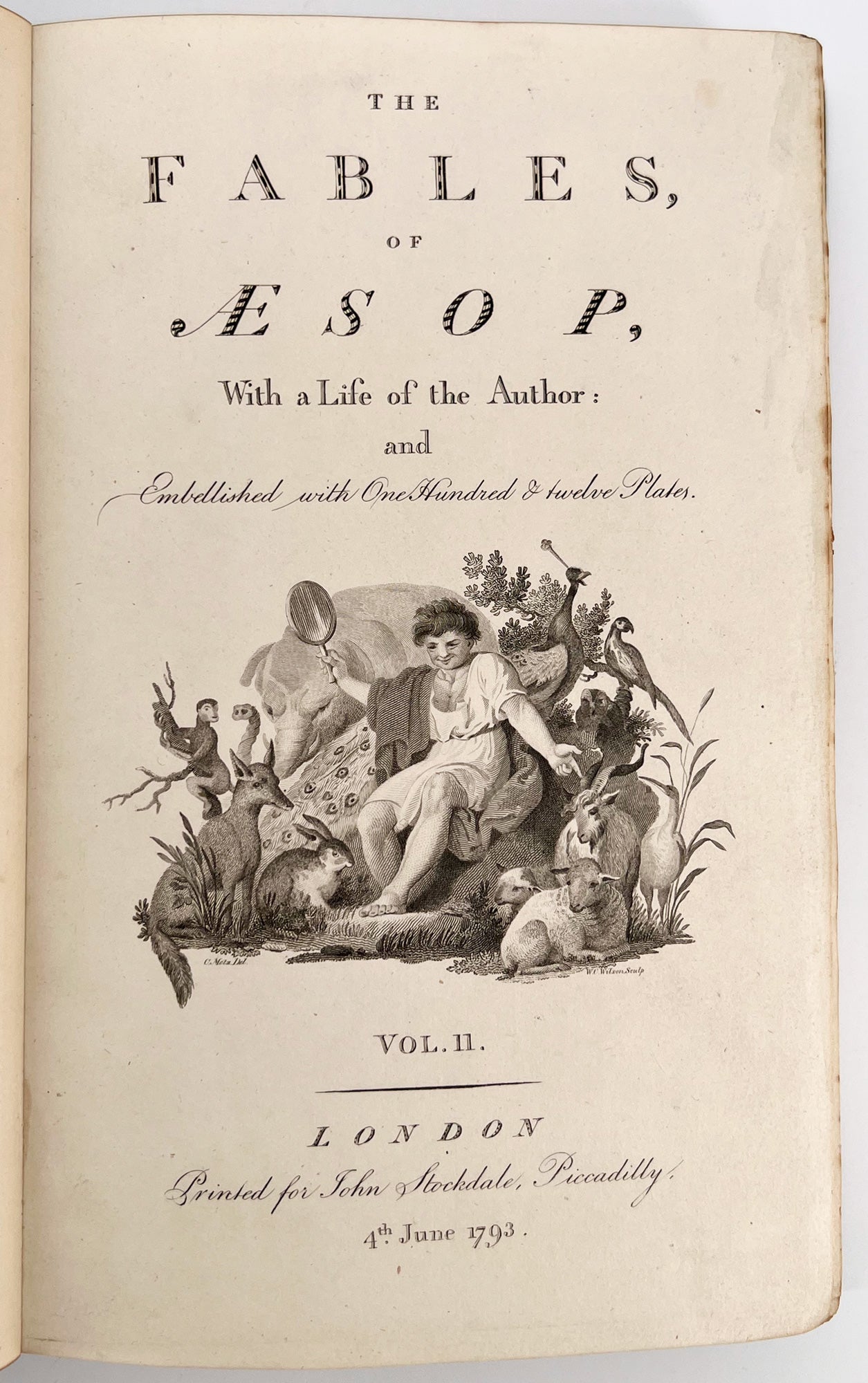 The Fables of Aesop; With a Life of the Author; and Embellished with one  Hundred & twelve Plates by Aesop, S. Croxall transl on Rob Zanger Rare Books