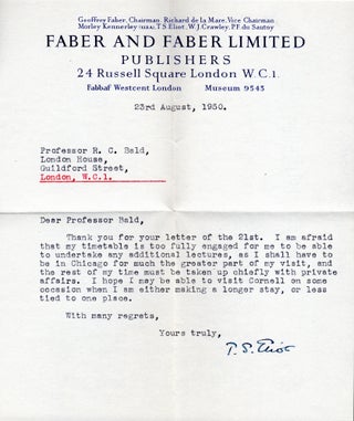 Two Typed Letters Signed (TLS)