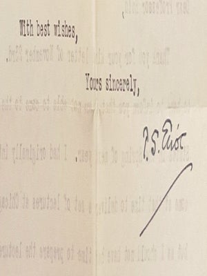 Two Typed Letters Signed (TLS)