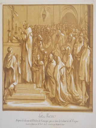 596 La Messe (The Mass). Nicolas La Sueur, after Caravaggio