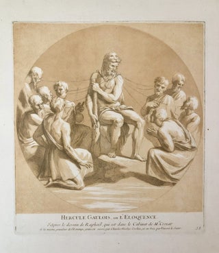 606 Hercule Gaulois, ou L’Éloquence. Charles Nicolas Père Cochin, Vincent Le Sueur,...