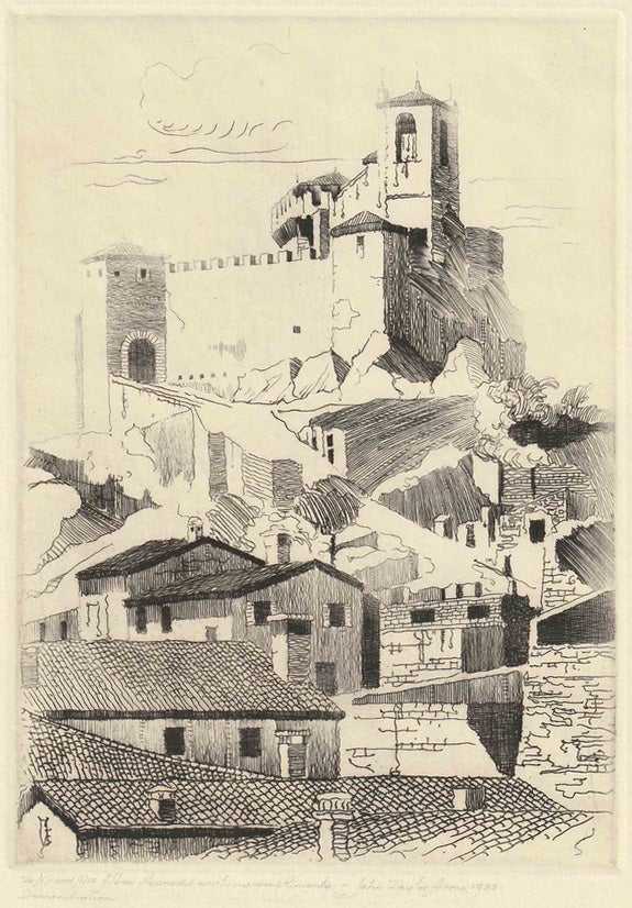 614 San Marino (Sketch). John Taylor Arms.