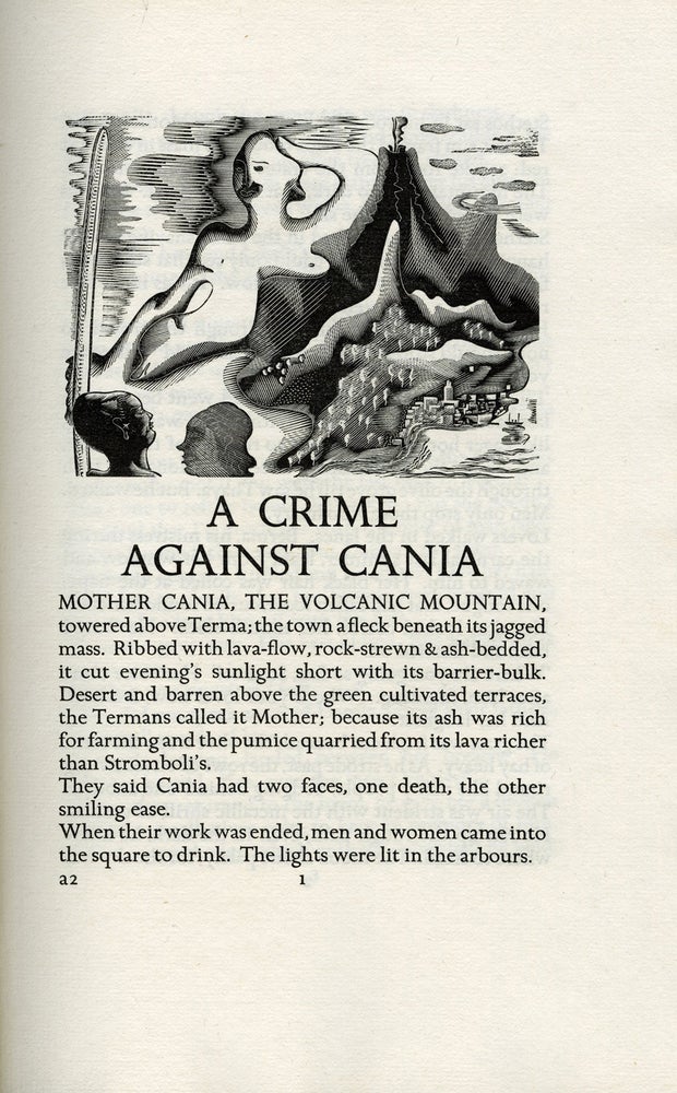 616 A Crime Against Cania. Arthur GOLDEN COCKEREL PRESS / Calder-Marshall, 1908 – 1982.