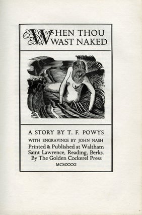 When Thou Wast Naked