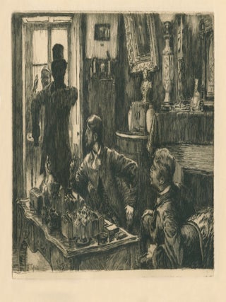 Renée Mauperin; Ten Etchings, Complete Set for the Illustrations to the Novel by Edmond and Jules de Goncourt 1882