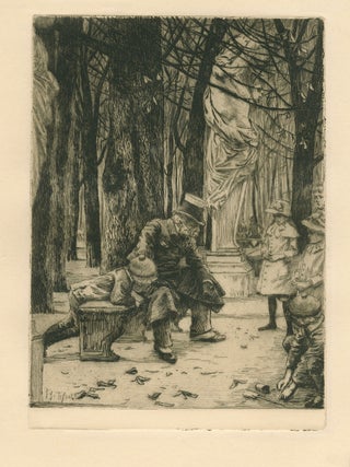 Renée Mauperin; Ten Etchings, Complete Set for the Illustrations to the Novel by Edmond and Jules de Goncourt 1882