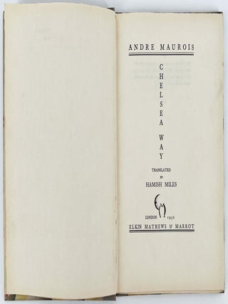 Chelsea Way; Translated by Hamish Miles