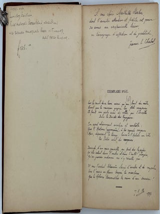 Au Souffle du Khamsîn; Poèmes décorés d'un frontispice par Georges Leroux et de vingt-six inscriptions Arabes