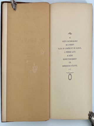 Au Souffle du Khamsîn; Poèmes décorés d'un frontispice par Georges Leroux et de vingt-six inscriptions Arabes