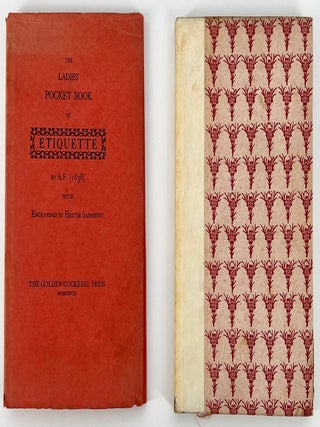 627 The Ladies' Pocket Book of Etiquette; With Engravings by Hester Sainsbury. GOLDEN COCKEREL...