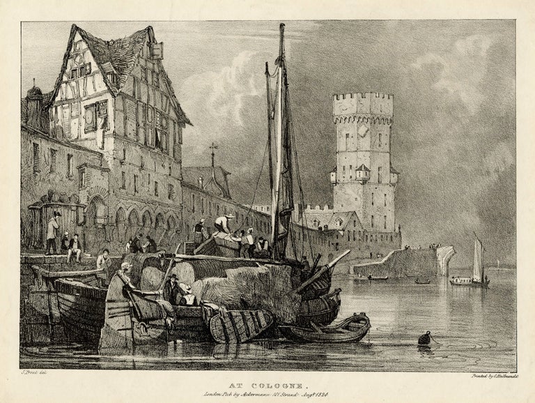 649 At Cologne, from Illustrations of the Rhine. Samuel Prout, after.