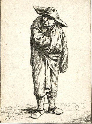 663 Peasant With His Hand in His Cloak. David Deuchar, after van Ostade