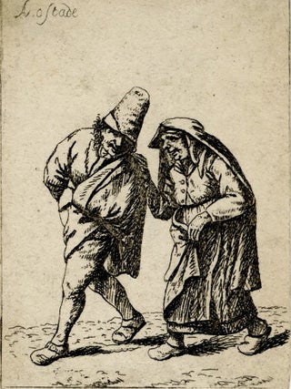 664 The Couple Walking. David Deuchar, after van Ostade