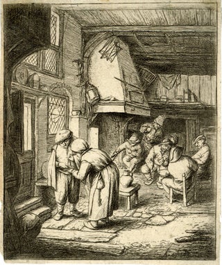 667 The Peasant Settling His Debt. Adriaen van Ostade