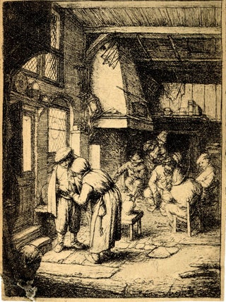 668 The Peasant Settling His Debt. Adriaen van Ostade, after