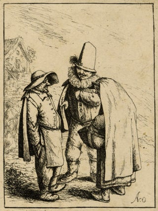 669 Three Grotesque Figures. Adriaen van Ostade, after
