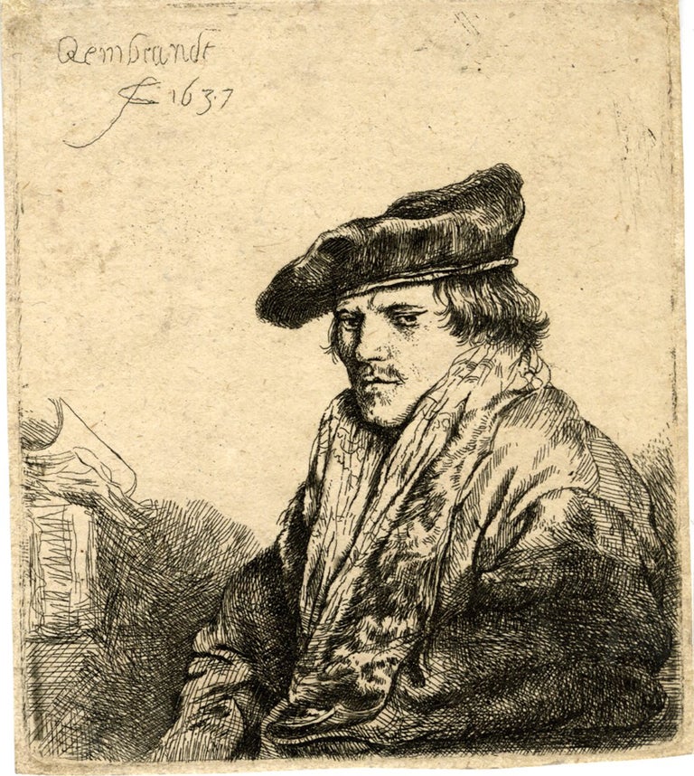674 Young Man in a Velvet Cap (Ferdinand Bol). James Bretherton, after Rembrandt van Rijn.